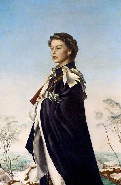 Hm queen elizabeth ii by pietro annigoni – Artofit