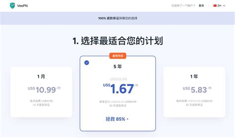VeePN 免費 Chrome VPN 外掛，輕鬆連美國、英國或新加坡等節點
