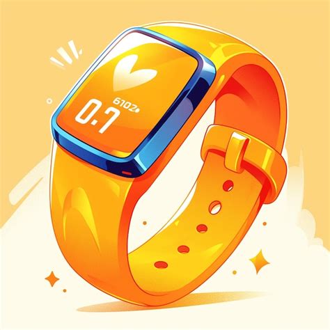 Premium Vector Smart Fitness Tracker With Heart Rate Monitor