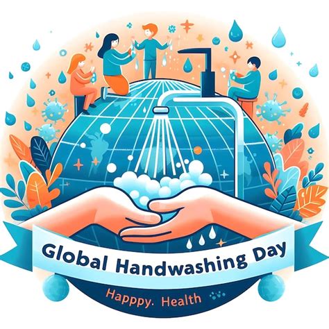 Illustration Global Handwashing Day Concept Premium Ai Generated Image