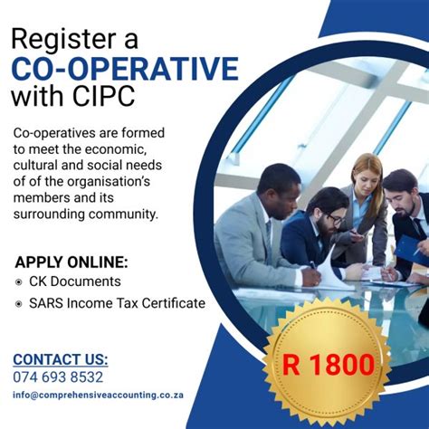 Register A Co Operative With Cipc Comprehensive Accounting