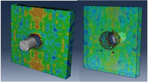 Abaqus Tutorials Bullet Impact Using Dynamic Explicit Analysis Youtube