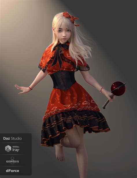 Dforce Syee Cute Princess Dress For Genesis Females Daz D