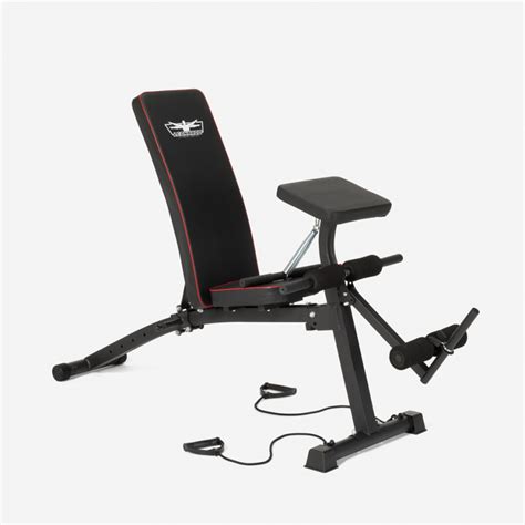 Banc De Musculation Courbé Abdominaux Multifonction Réglable Sit Up Hera