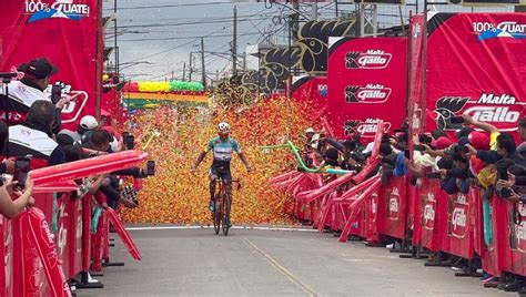 Mardoqueo Vásquez campeón de la 60 Vuelta Ciclística a Guatemala 2020