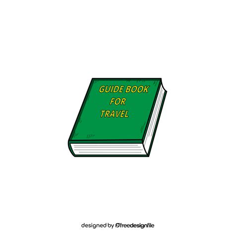 Travel guide book drawing clipart free download