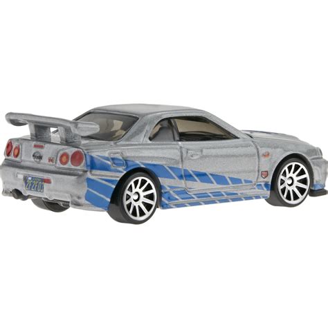 Mattel Hot Wheels Αυτοκινητάκια Ταινίες Fast And Furious Nissan Skyline Gt R Bnr34 HNR88