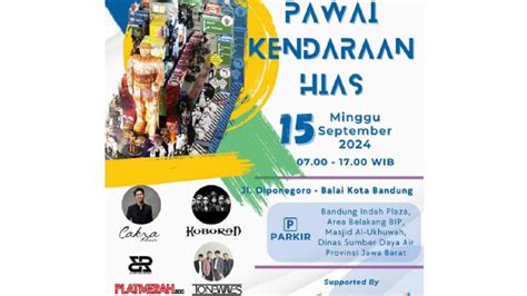 Ada Pawai Kendaraan Hias Di Bandung Pada 15 September 2024 Warga