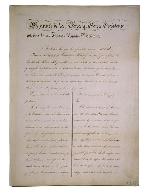 The Treaty Of Guadalupe Hidalgo, Which Photograph by Everett - Fine Art ...