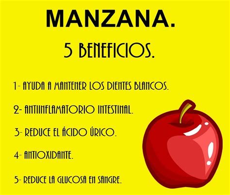 Por qué debemos de comer manzana Aquí os traemos 5 beneficios que nos