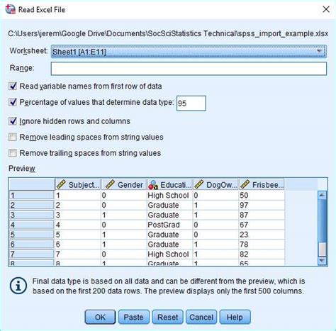 Importaci N De Datos A Spss Desde Excel Tutorial Gratuito De Excel En