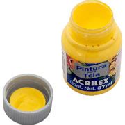 Pintura Para Tela Acrilex Amarillo Canario Papelería Lumen