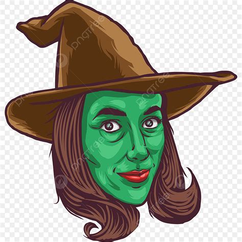 Wicked Witch Clipart Hd Png Wicked Witch With Green Makeup Halloween