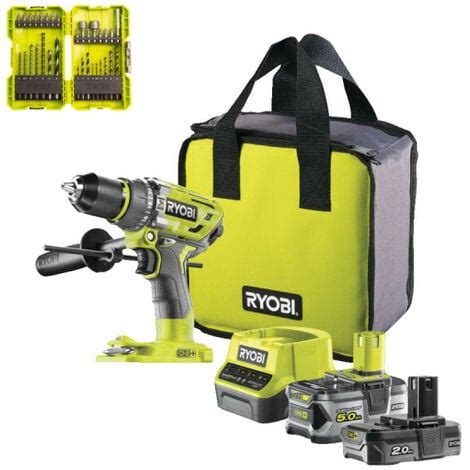 Pack Ryobi Perceuse Visseuse Percussion R Pd S Brushless