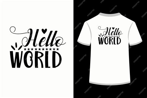 Premium Vector | Hello world
