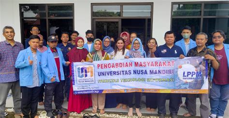 Universitas Nusa Mandiri Berikan Pelatihan Ke Karang Taruna Desa