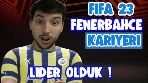 FİFA 23 FENERBAHÇE OYUNCU KARİYERİ LİGİN EN İYİ OYUNCUSU OLDUM