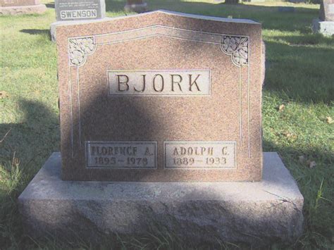 Adolph Clarence Bjork 1889 1933 Find A Grave Memorial