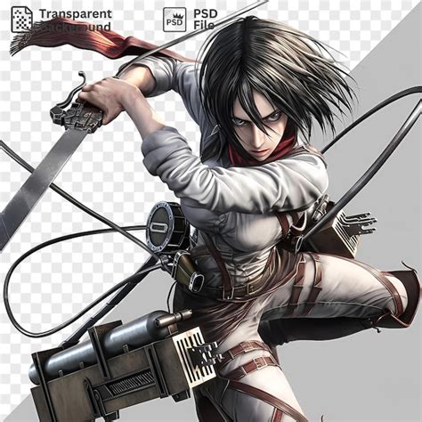 La Prima De Mikasa Ackerman De Ataque Al Tit N Empu A Un Arma Negra