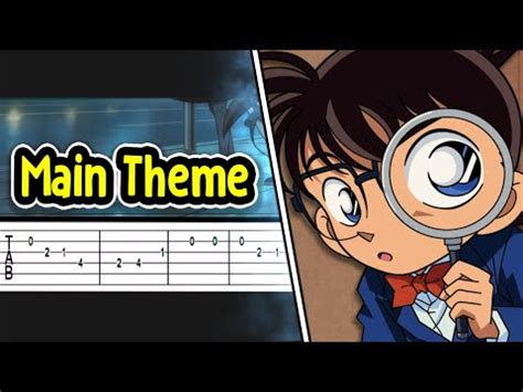 Detective Conan Main Themetab Guitar Tutorial Youtube