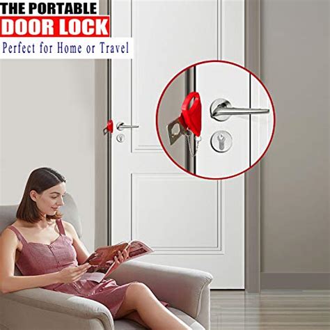 Portable Door Lock Extra Locks For Additional Safety Anti Theft Door Security Device For Hotel