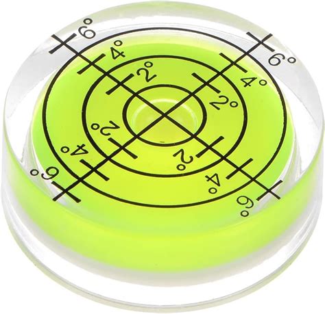 Sourcing Map Pcs Round Bubble Level X Mm Mini Circular Bullseye