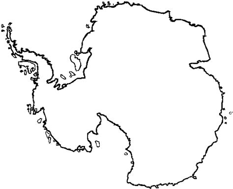 Free Printable Map Of Antarctica - ClipArt Best