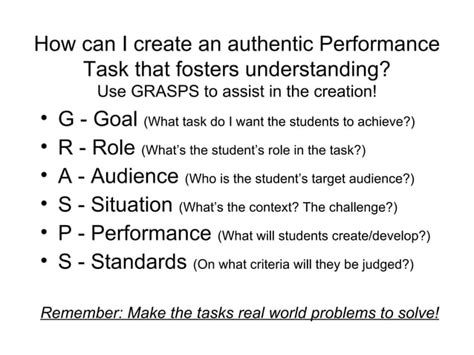 Understanding By Design- The basics