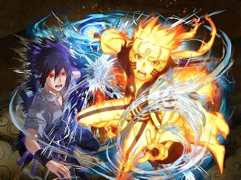 BSM Naruto And EMS Sasuke Vs Vasto Lorde Ichigo And R2 Ulquiorra