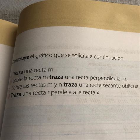 Construye El Gr Fico Que Se Solicita A Continuaci N A Traza Una Recta