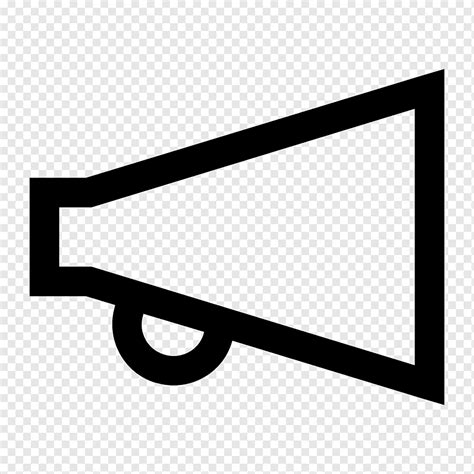 Computer Icons Megaphone Sound Megaphone Angle Text Rectangle Png