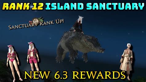 FFXIV Island Sanctuary Rank 12 Rewards Unlocks Mount Outfits