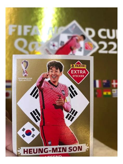 Figurinha Extra Heung Min Son Ouro Copa 2022 Legend São Paulo Centro