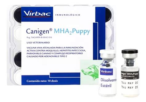 Suplemento Perro Vacuna 10 Dosis Canigen Mha2 Puppy Envío gratis