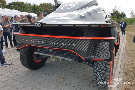 Dakar 2023 Audi Unveils The RS Q E Tron E2 How Much Weight She Lost