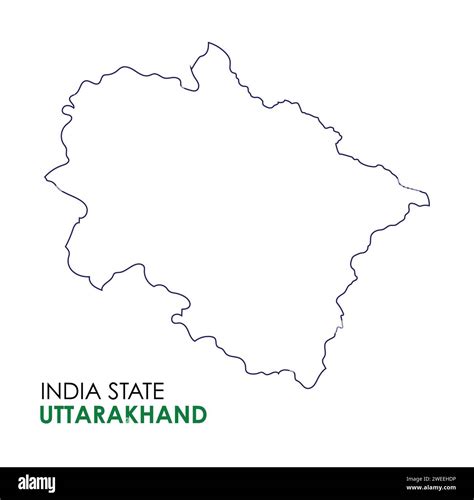 Uttarakhand Map Banque De Photographies Et Dimages à Haute Résolution