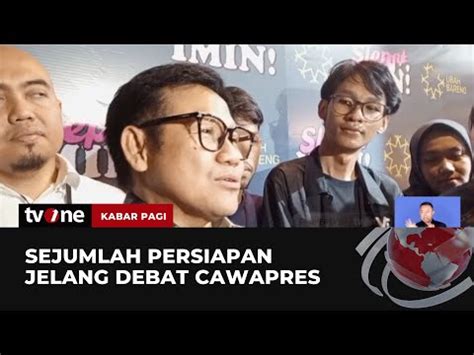 Jelang Debat Cawapres Mengaku Tidak Ada Persiapan Khusus Tvone