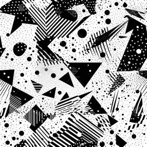 Premium Photo | A black and white abstract pattern with geometric ...