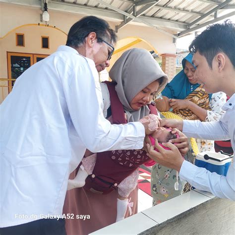 Monitoring Pelaksanaan Pin Polio Tahap Pertama Kelurahan Kuin