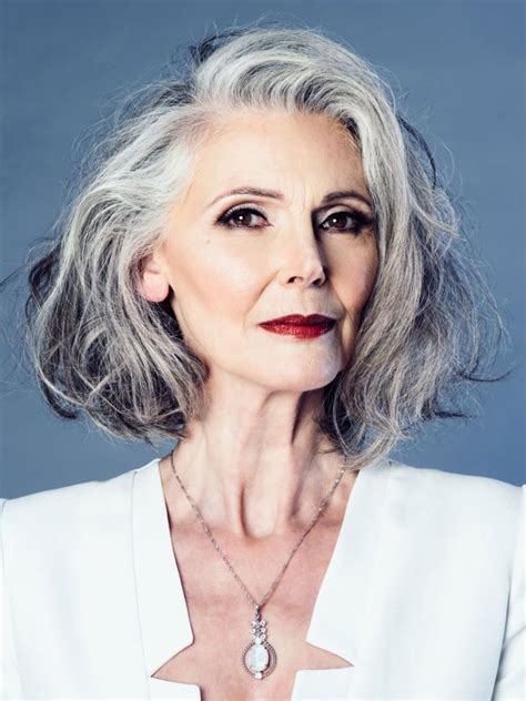 Barbara Lutz Mrs Robinson Management Beautiful Gray Hair Silver