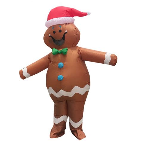 Giant Gingerbread Man Inflatable Costume | Costume Party World