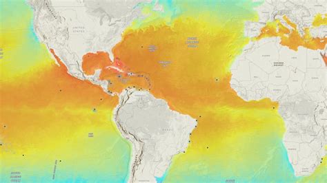 Map In A Minute Map Sea Temperature And Coral Bleaching Using Arcgis Online And Arcgis Living Atlas