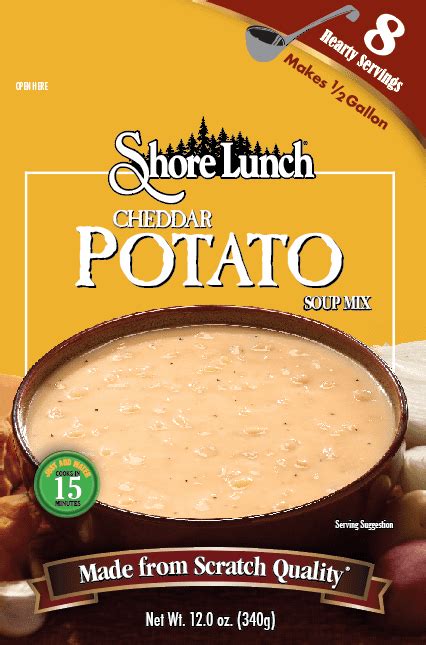 Cheddar Potato Soup Mix Shore Lunch