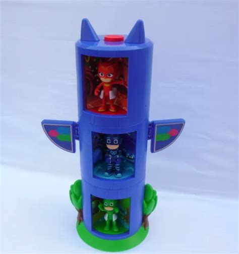 Pj Masks Stackable Transforming Tower Hq Headquarters Playset W 3 Figures Eur 36 96 Picclick Fr