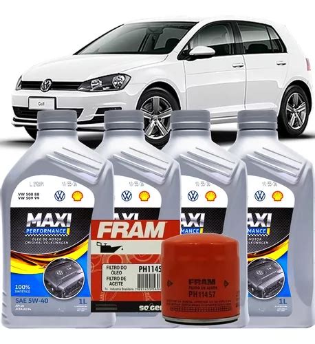 Kit Oleo Vw W Filtro Golf Tsi