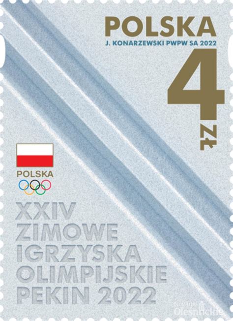 XXIV Zimowe Igrzyska Olimpijskie Pekin 2022 Na Znaczku Pocztowym