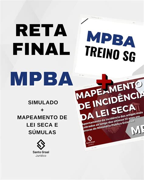 COMBO MPBA SIMULADO MAPEAMENTO DE LEI SECA SÚMULAS Santo