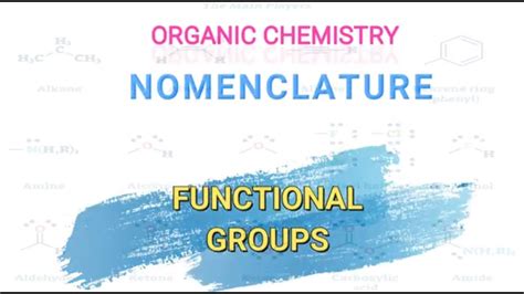 Functional Groups Part 2 Neet Jee Cbse Youtube