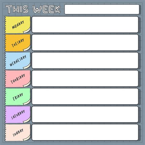 Weekly Calendar 10 Free Pdf Printables Printablee