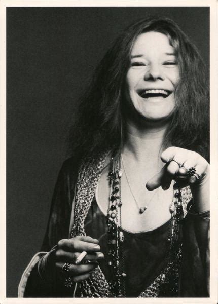 Janis Joplin New York Celebrities Postcard